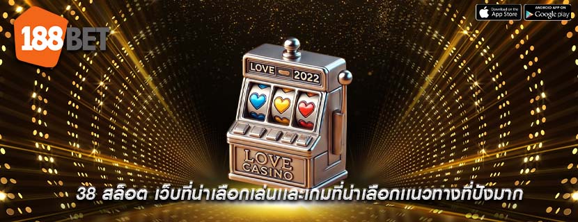 38 สล็อต เว็บที่น่าเลือกเล่นเเละเกมที่น่าเลือกเเนวทางที่ปังมาก